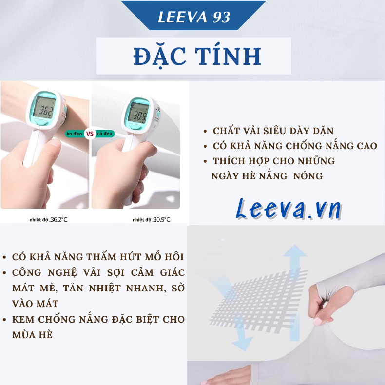 Găng Tay Chống Nắng Loại Dày Dặn Xỏ Ngón Ngăn Tia UV PK02
