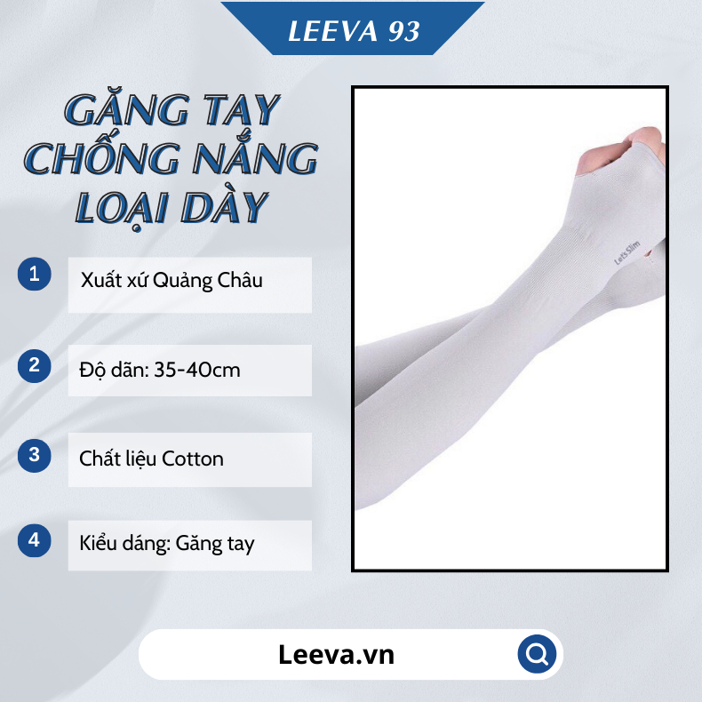 Găng Tay Chống Nắng Loại Dày Dặn Xỏ Ngón Ngăn Tia UV PK02