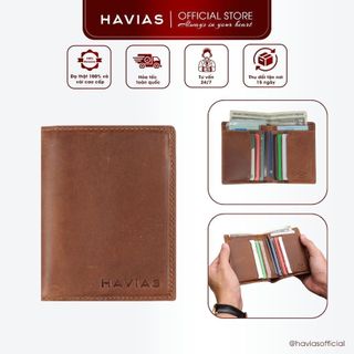 Ví Da đứng Gen8 Handcrafted Wallet HAVIAS
