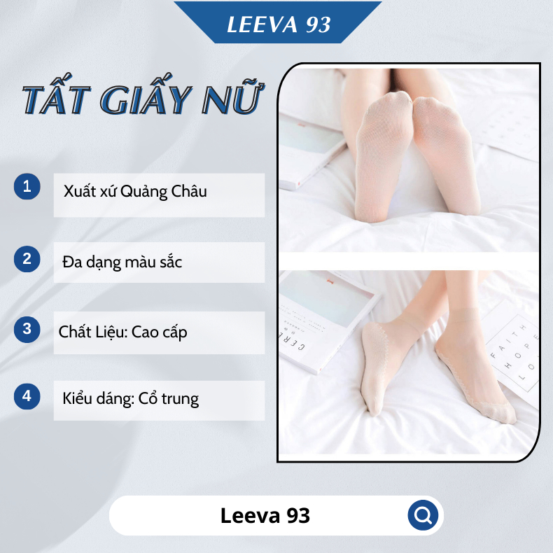 Combo 10 đôi tất nữ vỡ nữ phong cách Hàn Quốc co giãn thấm hút và chống trượt đủ màu T01 - Leeva 93