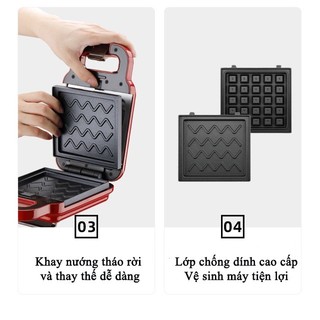 Máy Làm Bánh Torsom Khay Bánh Đa Dạng, Dễ Dàng Làm Bánh Tại Nhà Cho Bé