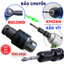 Đầu Chuyển Đổi Máy Bulong Sang Máy Khoan, Máy Bắt Vít, Đầu Kẹp Kim Loại, Phụ Kiện Chính Hãng
