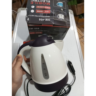 Ấm đun nước siêu tốc trên ô tô cắm tẩu điện ô tô điện 12v 24v. (Giá 1 ấm)