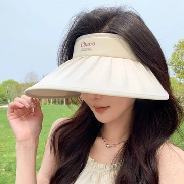 Mũ rộng vành chống nắng đi biển MARY nón lưỡi trai vành rộng nửa đầu thời trang
