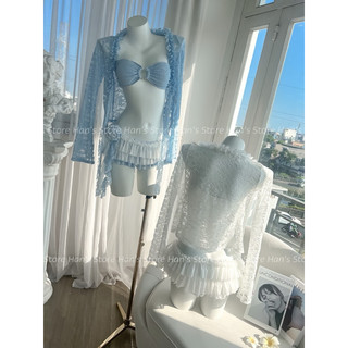 [HAN’S STORE ]-CHÍNH CHỦ SET BIKINI VÁY BÈO TẶNG ÁO KHOÁT TẶNG HOA CÀI RỜI HOTTREND HÈ 2025(ẢNH THẬT)