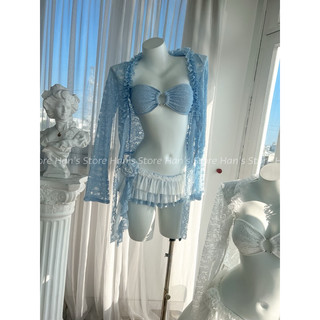 [HAN’S STORE ]-CHÍNH CHỦ SET BIKINI VÁY BÈO TẶNG ÁO KHOÁT TẶNG HOA CÀI RỜI HOTTREND HÈ 2025(ẢNH THẬT)