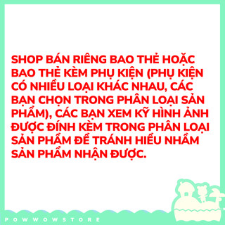 [Sẵn VN] Bao Đựng Thẻ Nhân Viên Nhiều Ngăn Dọc Da Pu Phong Cách Hoạ Tiết Màu Sắc Abstract