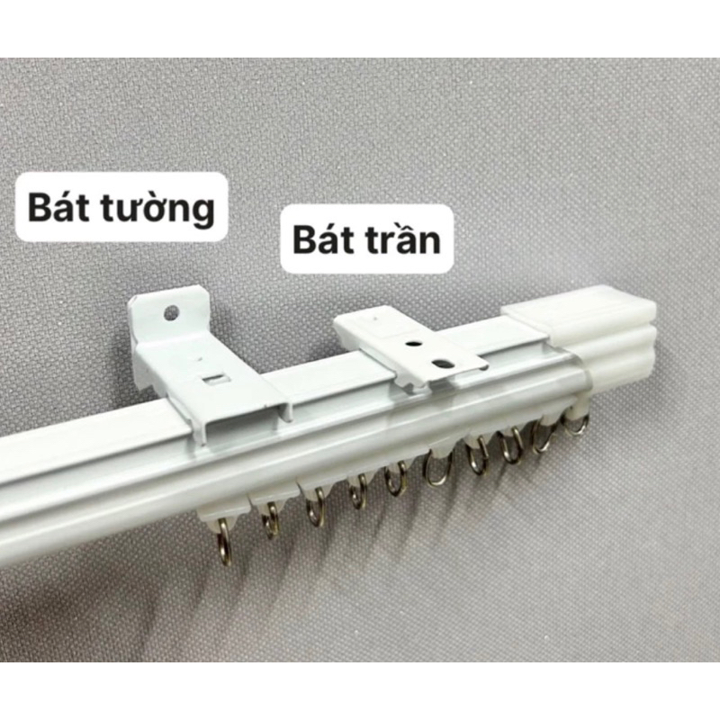 Phụ kiện lắp thanh ray treo rèm /ke treo thanh trượt trên trần/ phụ ...