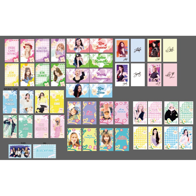 [BOX MIX CARD DES BLACKPINK]100c | Shopee Việt Nam