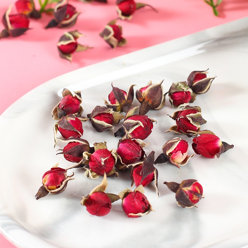 500g Trà Nụ hoa hồng Tây Tạng sấy khô, đỏ, đẹp, không vụn giúp an thần, đẹp da, chống lão hóa