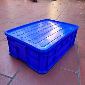 Thùng nhựa 19S sóng bít kích thước dài 61*rộng 42*cao 19cm cá trồng rau đựng dụng cụ linh kiện