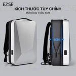 Balo laptop chống sốc chống nước cao cấp có khóa số chống trộm EAZY BLA06 , Balo đựng laptop 17 inch hiện đại — ảnh 4