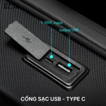 Balo laptop chống sốc chống nước cao cấp có khóa số chống trộm EAZY BLA06 , Balo đựng laptop 17 inch hiện đại — ảnh 6