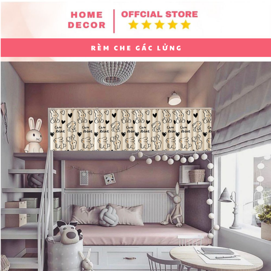 Rèm che gác lửng HOME DECOR, rèm che gác xép phòng trọ tạo không gian ...