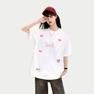 Áo Thun Local Brand Unisex LUCID 5 Nơ Ver 2 Nam Nữ Tay Lỡ From Rộng Chất Cotton