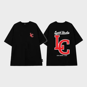 Áo Thun Local Brand Unisex LUCID LC STUDIO Nam Nữ Tay Lỡ From Rộng Chất Cotton