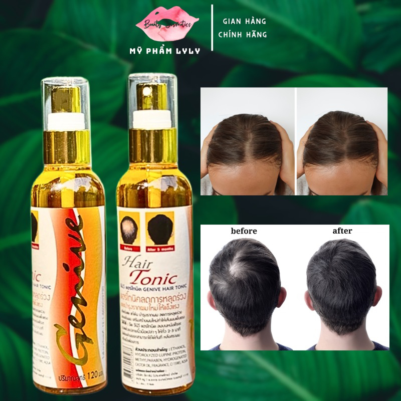 Xịt Kích Thích Mọc Tóc GENIVE Hair Tonic 120ml - Thái Lan