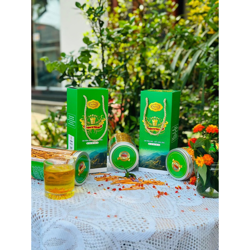 Nấm Đông Trùng Hạ Thảo Huy Cương Sấy Khô Thăng Hoa - Hàng Gãy (lọ 50g) nấm đông trùng hạ thảo khô bổ sung dinh dưỡng