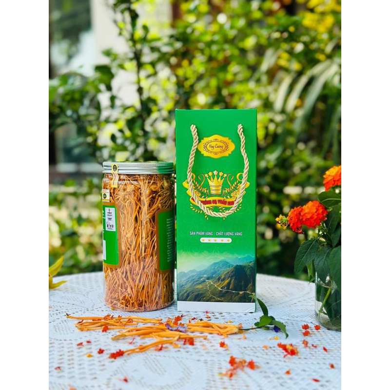 Nấm Đông Trùng Hạ Thảo Huy Cương Sấy Khô Thăng Hoa - Hàng Gãy (lọ 50g) nấm đông trùng hạ thảo khô bổ sung dinh dưỡng