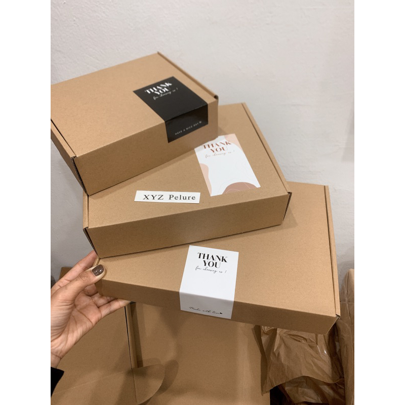 ( Có video- Hoả tốc )COMBO 10-50-100 Cái Tem thankyou dán hộp carton ...