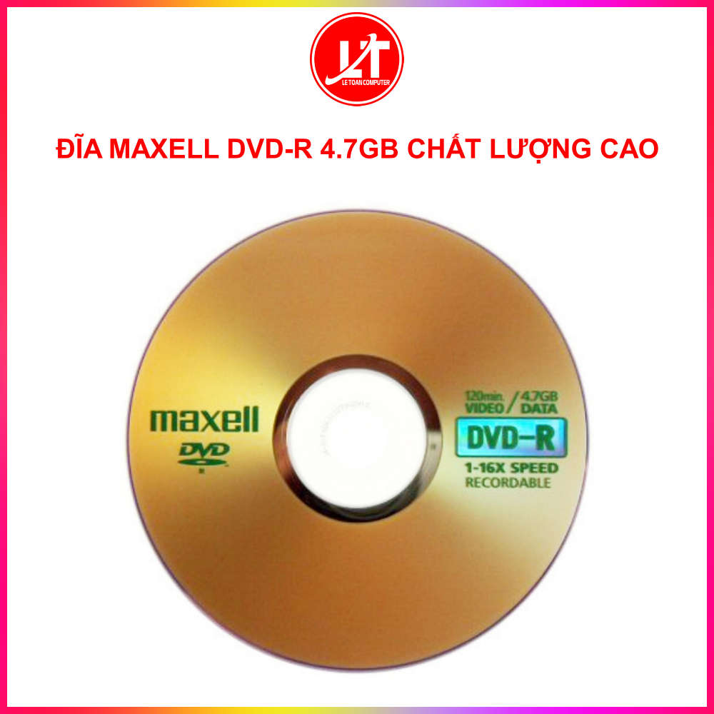 Đĩa DVD Trắng DVD-R Maxell 4.7GB - 1 Cái | Shopee Việt Nam