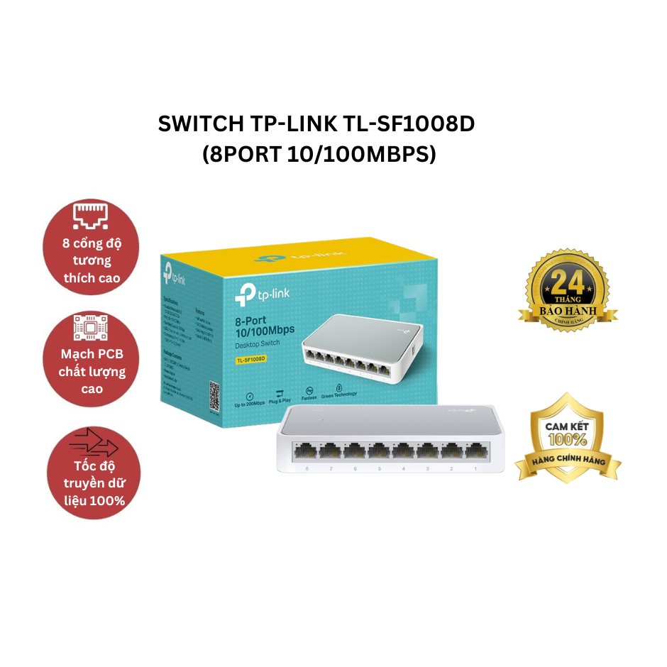 Switch TP-Link TL-SF1008D | Shopee Việt Nam