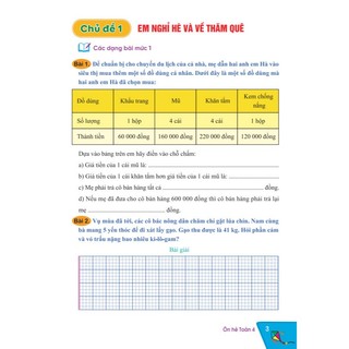 Sách - Ôn Hè Toán 4 (Biên soạn theo chương trình GDPT mới Cánh Diều) - ndbooks