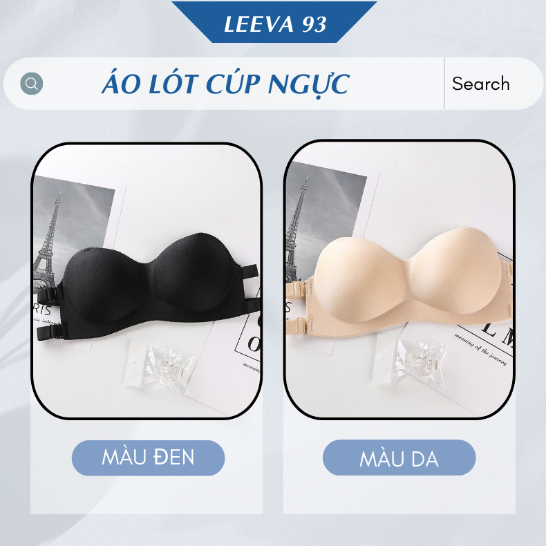 Áo lót nữ cúp ngực bàn tay cao cấp đúc su nâng vòng 1 có gọng trong chống tụt hở vai hàng xịn AN08