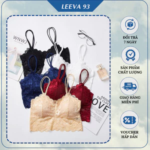 Áo bra corset bralette ren mềm không gọng có đệm ngực mỏng sexy sang chảnh AN07