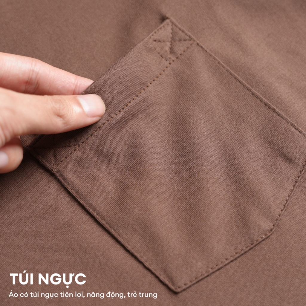 [SALE SỐC] Áo Thun Nam Urban Co Giãn Thoải Mái, Thấm Hút Mồ Hôi, Phông Cộc Tay Có Túi Ngực Trẻ trung NO. 1734 | BigBuy360 - bigbuy360.vn