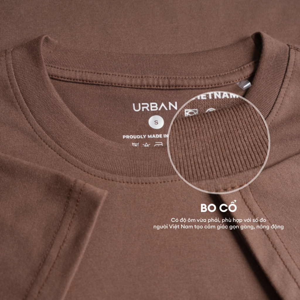 [SALE SỐC] Áo Thun Nam Urban Co Giãn Thoải Mái, Thấm Hút Mồ Hôi, Phông Cộc Tay Có Túi Ngực Trẻ trung NO. 1734 | BigBuy360 - bigbuy360.vn