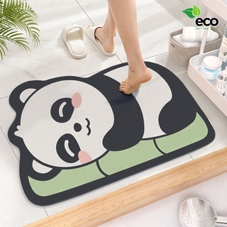 Thảm nhà tắm hút nước ECO siêu thấm, chùi chân, trang trí hình thú cưng dễ thương
