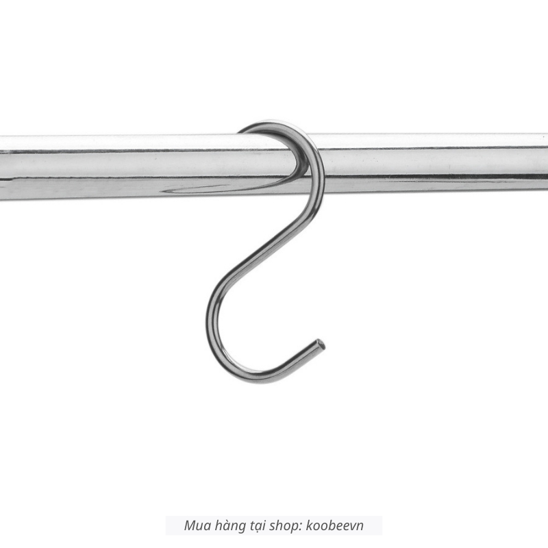 Set 10 Móc Treo Đồ Đa Năng Chữ S KOOBEE – Chất Liệu Inox Bền Đẹp, Treo Gọn Gàng Mọi Vật Dụng | 045