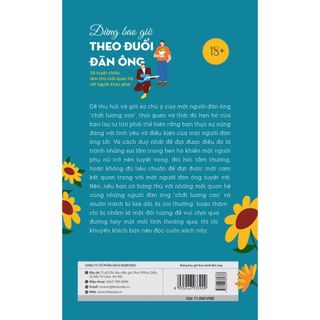 Sách - Đừng bao giờ theo đuổi đàn ông - 38 tuyệt chiêu làm chủ mối quan hệ với người khác phái - MCBooks