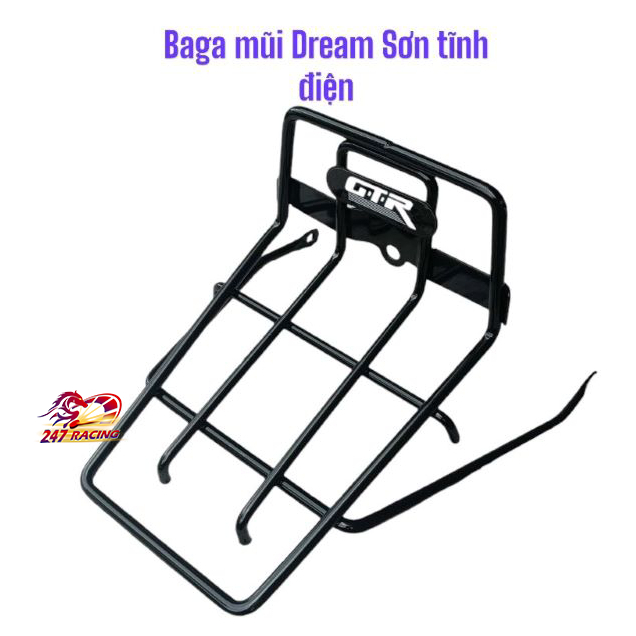 BAGA Mũi DREAM GTR Sơn TĨNH ĐIỆN ĐEN siêu bóng hàng chất lượng