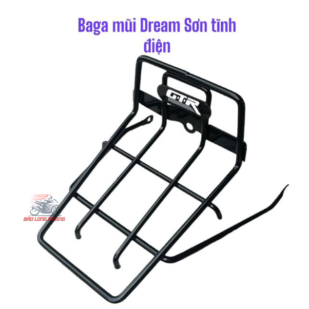 BAGA Mũi DREAM GTR Sơn TĨNH ĐIỆN ĐEN siêu bóng hàng chất lượng