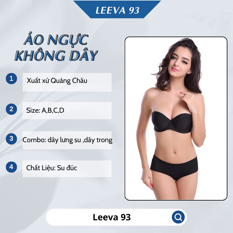 Áo ngực chống trơn trượt dán ngực dây vô hình liền mạch, hở lưng bọc áo ngực núm vú miếng dán AN05