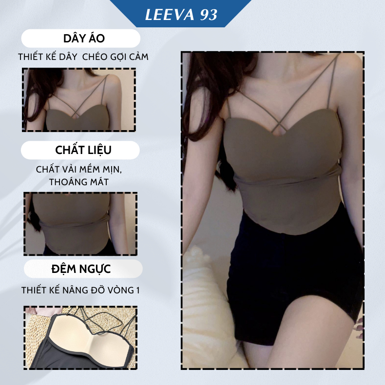 Áo Bra Đúc su 2 dây dáng dài AN03, Áo Ngực Lụa Lạnh Không Đường May Đệm mỏng Dây Đeo Vai Điều Chỉnh Được Cho Nữ