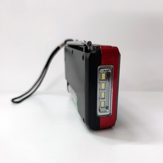 Loa đài FM bluetooth BKK KK50BT có khe thẻ nhớ/ USB/ Tai nghe/ Đèn pin - pin sạc 18650