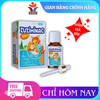 Zuziminac kẽm nhỏ giọt bổ sung kẽm cho trẻ