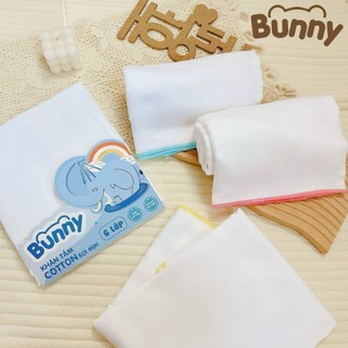Khăn tắm xô cho bé 4 lớp, 6 lớp xuất nhật Bunny khổ 75x75, vải xô cao cấp xuất nhật mềm mại không xù bông.