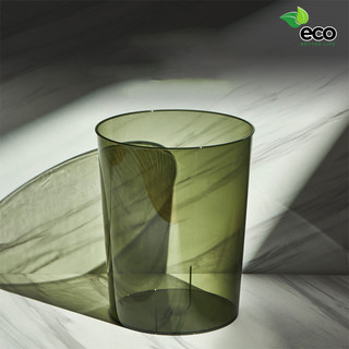 Thùng đựng rác trong suốt ECO đơn giản sang trọng, Xô trong suốt đa năng cắm hoa, đựng đồ tiện lợi
