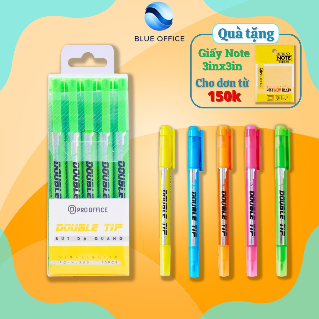 Bút Highlight Nhiều Màu Pro-Office, Bút Dạ Quang Dùng Để Đánh Dấu, Màu ...