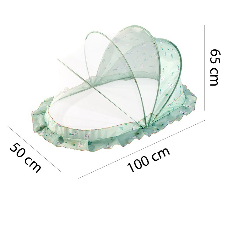 [Màn Thú] Màn Gấp Gọn cho bé, Chống muỗi , chống côn trùng kt 100x55x55cm