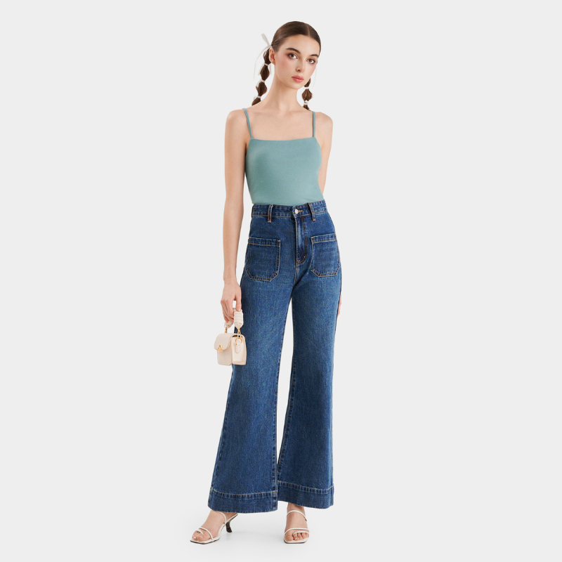 Ảnh Áo thun ôm nữ MARC FASHION 2 dây cơ bản CBVH051622 2