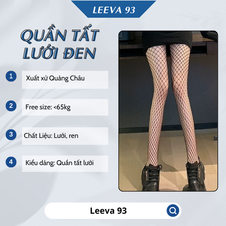 Quần tất lưới gợi cảm cho nữ mix đồ cá tính dễ thương