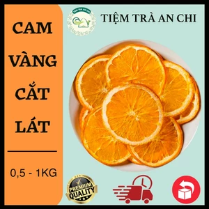 500g Cam vàng thái lát sấy khô cung cấp vitamin C giúp giải khát, detox, đẹp da