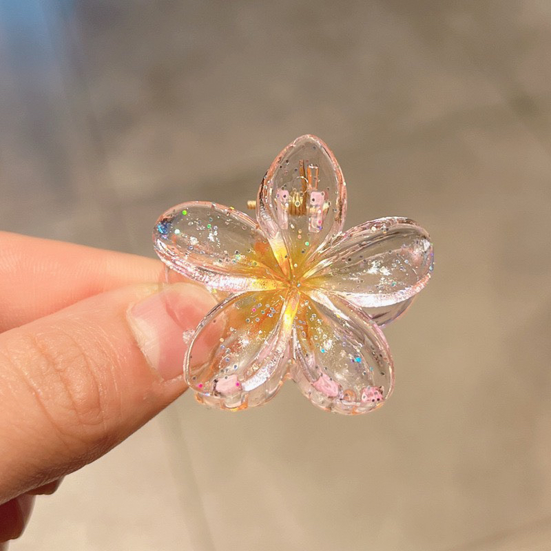 Kẹp sứ nhũ keo lỳ 4cm