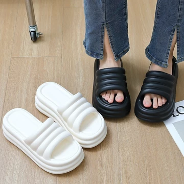 Dép nữ, Dép bánh mì nữ, đế cao 7cm,dép quai ngang nữ,dép nữ thời trang,dép đế xuồng,dép đế cao nữ,dép kiểu nữ,dép xinh,