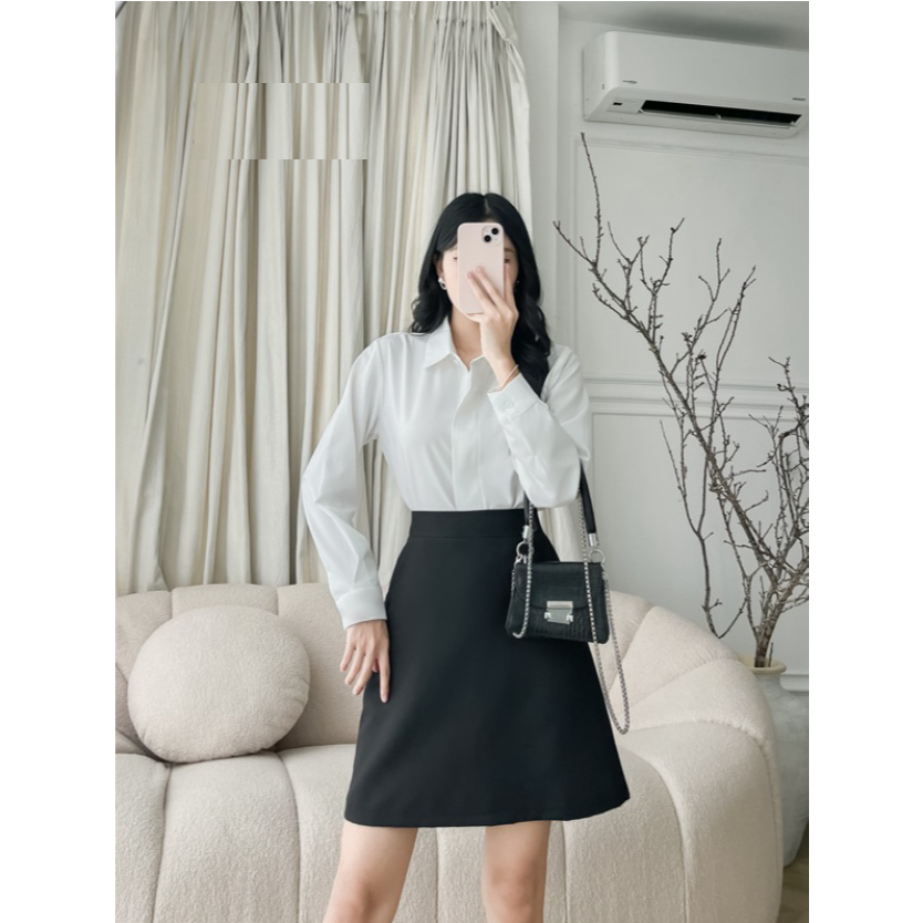 [Có lót quần] Váy chữ A mini Công Sở Có Túi 2 Bên_SHOPGOCTRANG19_CV10NT